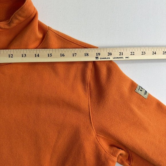 LAUREN RALPH LAUREN ORANGE COWL NECK LONGSLEEVE SWEATER SIZE MEDIUM CASUAL - Picture 7 of 9